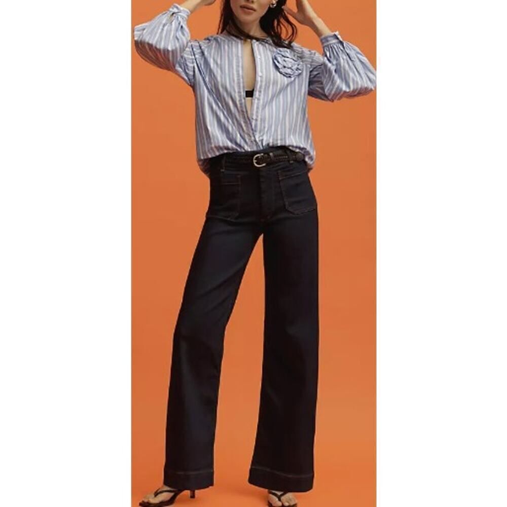 Anthropologie Maeve The Colette Full Length Jeans Women’s Sz. 32T - Picture 1 of 8